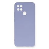 Nevarium Oppo A15 Uyumlu Kılıf Nano içi Kadife Silikon - Lila