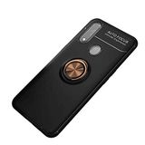 Nevarium Oppo A31 Uyumlu Kılıf Yüzüklü Silikon Range - Siyah-Rose Gold