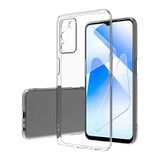 Nevarium Oppo A55 5G Uyumlu Kılıf Şeffaf Silikon Lüx