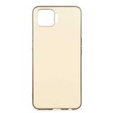 Nevarium Oppo A73 Uyumlu Kılıf Silikon Yumuşak Dokulu Premium- Gold