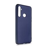 Nevarium Realme 5İ Uyumlu Kılıf Silikon Yumuşak Dokulu Premium- Lacivert