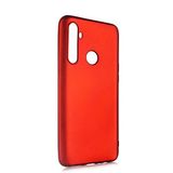 Nevarium Realme 6İ Uyumlu Kılıf Silikon Yumuşak Dokulu Premium- Kırmızı