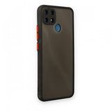 Nevarium Realme C25s Uyumlu Kılıf Mat Kamera Korumalı Montreal Silikon-Siyah