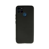 Nevarium Realme C25Y Kılıf Yumuşak Dokulu Silikon - Siyah