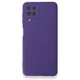 Nevarium Samsung Galaxy A22 Kılıf Lansman içi Kadife Kamera Korumalı Silikon Nano