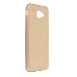Nevarium Samsung Galaxy A8 2016 Kılıf Yumuşak Dokulu Silikon Premium - Gold