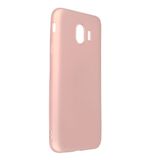 Nevarium Samsung Galaxy J4 Kılıf Yumuşak Dokulu Silikon Premium - Rose Gold