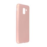 Nevarium Samsung Galaxy J6 Kılıf Yumuşak Dokulu Silikon Premium - Rose Gold