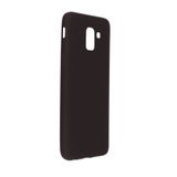 Nevarium Samsung Galaxy J6 Kılıf Yumuşak Dokulu Silikon Premium - Siyah