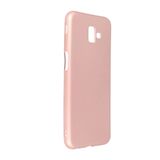 Nevarium Samsung Galaxy J6 Plus Kılıf Yumuşak Dokulu Silikon Premium - Rose Gold