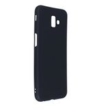 Nevarium Samsung Galaxy J6 Plus Kılıf Yumuşak Dokulu Silikon Premium - Siyah