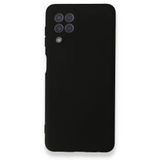 Nevarium Samsung Galaxy M22 Kılıf Lansman içi Kadife Kamera Korumalı Silikon Nano