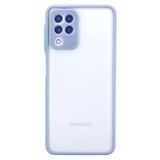 Nevarium Samsung Galaxy M22 Kılıf Mat Kamera Korumalı Silikon Montreal - Gri