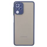Nevarium Samsung Galaxy M22 Kılıf Mat Kamera Korumalı Silikon Montreal - Lacivert