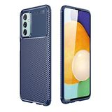 Nevarium Samsung Galaxy M23 Kılıf Karbon Dokulu Silikon