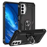 Nevarium Samsung Galaxy M23 Kılıf Tank Yüzüklü Yüksek Korumalı Silikon