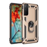 Nevarium Samsung Galaxy S21 Plus Kılıf Tank Yüzüklü Yüksek Korumalı Silikon Sofya - Gold
