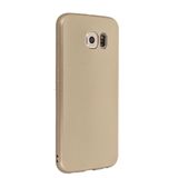 Nevarium Samsung Galaxy S6 Kılıf Yumuşak Dokulu Silikon Premium - Gold
