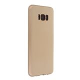Nevarium Samsung Galaxy S8 Plus Kılıf Yumuşak Dokulu Silikon Premium - Gold