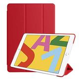 Nevarium Samsung Galaxy T290 Tab A 8 inç Tablet Uyumlu Kılıf Smart Cover Standlı Slim Tablet Uyumlu Kılıfı - Kırmızı