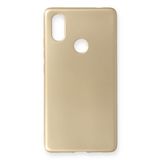 Nevarium Xiaomi Mi 8 SE Kılıf Yumuşak Dokulu Silikon Premium - Gold
