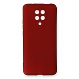 Nevarium Xiaomi Poco F2 Pro Kılıf Yumuşak Dokulu Silikon Premium - Bordo