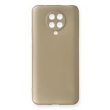 Nevarium Xiaomi Poco F2 Pro Kılıf Yumuşak Dokulu Silikon Premium - Gold