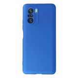 Nevarium Xiaomi Poco F3 Kılıf Yumuşak Dokulu Silikon Premium - Mavi