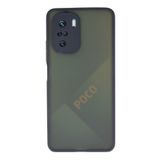 Nevarium Xiaomi Poco F3 Uyumlu Kılıf Kamera Korumalı Arkası Mat Montreal Silikon - Lacivert
