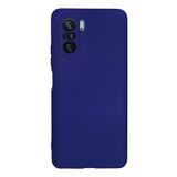 Nevarium Xiaomi Poco F3 Uyumlu Kılıf Lansman içi Kadife Silikon - Lacivert
