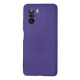 Nevarium Xiaomi Poco F3 Uyumlu Kılıf Lansman içi Kadife Silikon - Mor