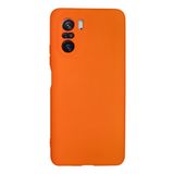 Nevarium Xiaomi Poco F3 Uyumlu Kılıf Lansman içi Kadife Silikon - Turuncu