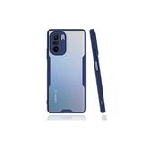 Nevarium Xiaomi Poco F3 Uyumlu Kılıf Mat Kamera Korumalı Silikon Platin - Lacivert