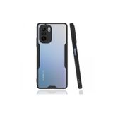 Nevarium Xiaomi Poco F3 Uyumlu Kılıf Mat Kamera Korumalı Silikon Platin - Siyah