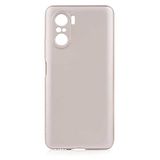 Nevarium Xiaomi Poco F3 Uyumlu Kılıf Silikon Yumuşak Dokulu Premium- Gold