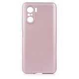 Nevarium Xiaomi Poco F3 Uyumlu Kılıf Silikon Yumuşak Dokulu Premium- Rose Gold