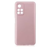 Nevarium Xiaomi Poco M4 Pro 5G Uyumlu Kılıf Silikon Yumuşak Dokulu Premium- Rose Gold