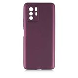 Nevarium Xiaomi Poco X3 GT Kılıf Yumuşak Dokulu Silikon Premium - Mürdüm