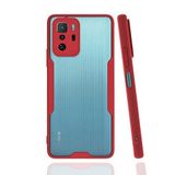 Nevarium Xiaomi Poco X3 GT Uyumlu Kılıf Arkası Mat Kamera Korumalı Silikon - Kırmızı