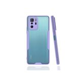 Nevarium Xiaomi Poco X3 GT Uyumlu Kılıf Kamera Korumalı Arkası Mat Platin Silikon - Lila