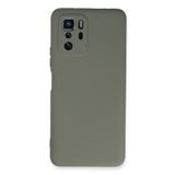 Nevarium Xiaomi Poco X3 GT Uyumlu Kılıf Lansman içi Kadife Nano Silikon - Açık Gri