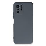 Nevarium Xiaomi Poco X3 GT Uyumlu Kılıf Lansman içi Kadife Nano Silikon - Gri