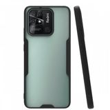Nevarium Xiaomi Redmi 10C Kılıf Mat Kamera Korumalı Platin Silikon
