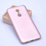Nevarium Xiaomi Redmi 5 Plus Uyumlu Kılıf Silikon Yumuşak Dokulu Premium- Rose Gold