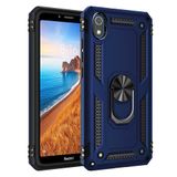 Nevarium Xiaomi Redmi 7A Uyumlu Kılıf Tank Yüzüklü Silikon Kapak - Lacivert
