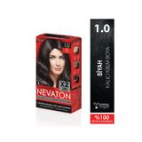 Nevaton 1.0 SİYAH Kalıcı Krem Saç Boyası Seti (X2)