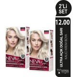 Nevaton 2 X 2'Li Set 12.00 Fildişi Kalıcı Krem Saç Boyası Seti (4 Boya + 4 Oksidan)