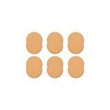 NevAvm Nev 12 Adet 12 Cm Çap 3 Mm (2.7 Mm) Ham Mdf Duralit Daire Plaka Bardak Altlığı Tabanı