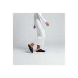 NE&VE SHOES Kahve Süet Hakiki Deri Tokalı Kadın Günlük Rahat Sabo Terlik