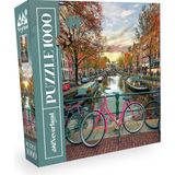 Neverland 1000 Parça Amsterdam Puzzle Dayanıklı Kağıt ile Eğlenceli Zihinsel Aktivite